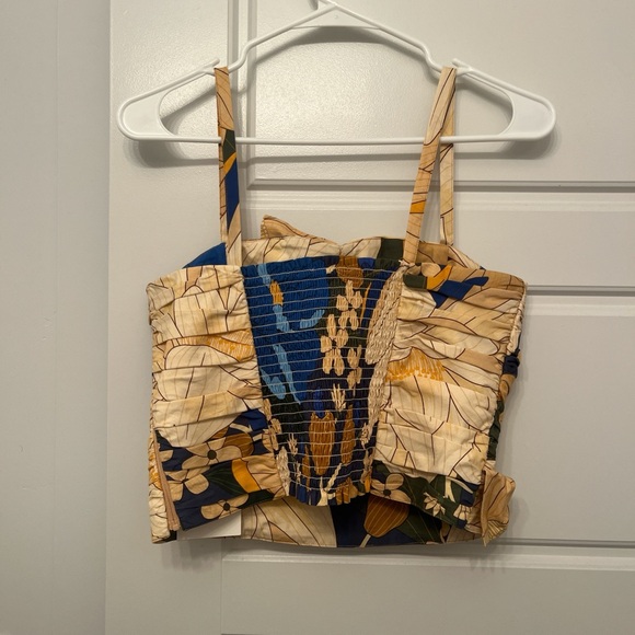 Farm Rio x Sezane Floral Corset Top - Picture 2 of 4